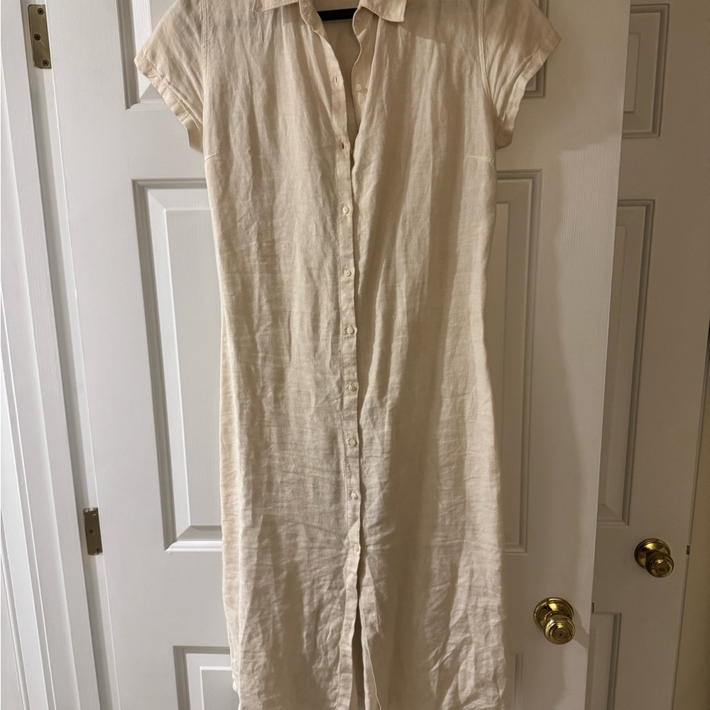 Hartford Beige Linen dress
